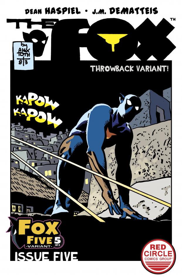 The Fox Number 5 Comic Book cover - Alex Toth
